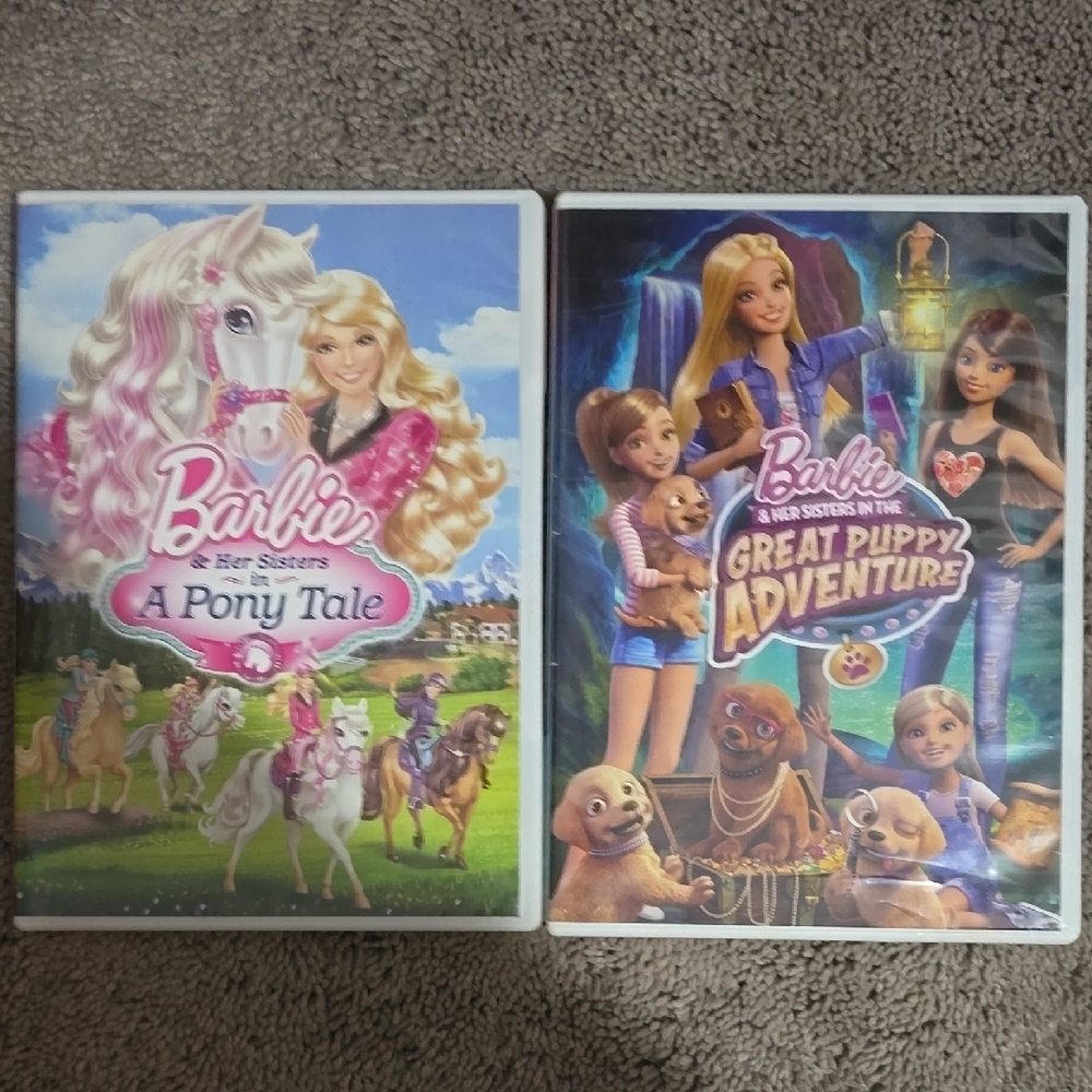 Barbie DVD Set - A Pony Tale & Great Puppy Adventure